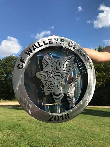 CF Walleye Classic 2018 Steel Plaque