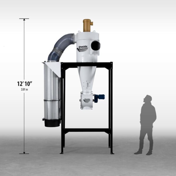 a 7.5hp airlock is 12' 10"