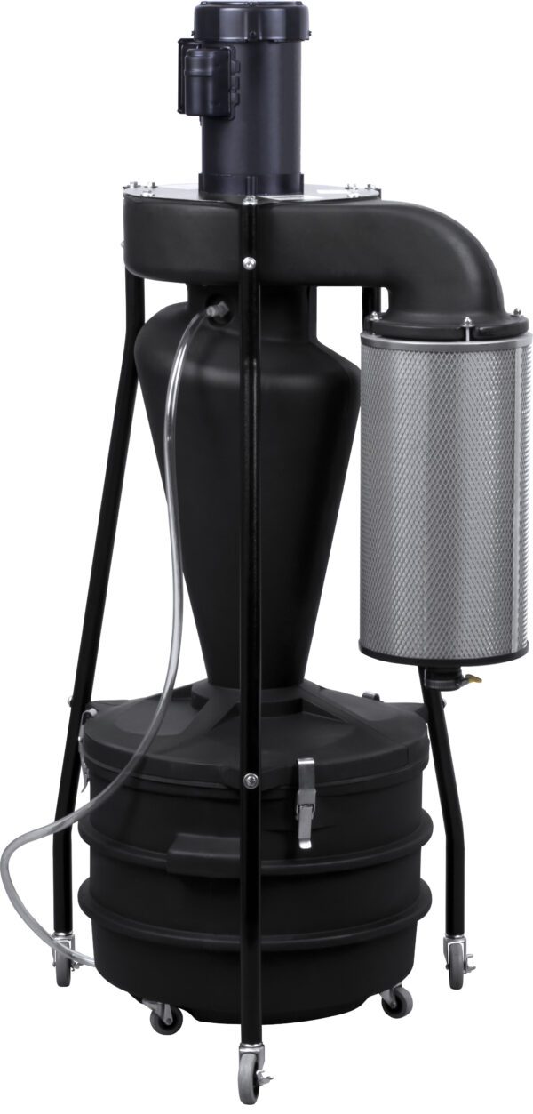 Oneida Air 1.5hp Mini-Gorilla Portable 22. Gal HEPA-GFM Cyclone Dust Collector - Image 4