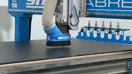 close up of ShopSabre CNC machine